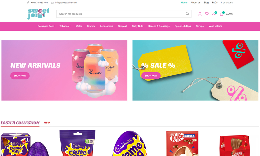 E-Commerce - Web Design & Web Development - Iraq