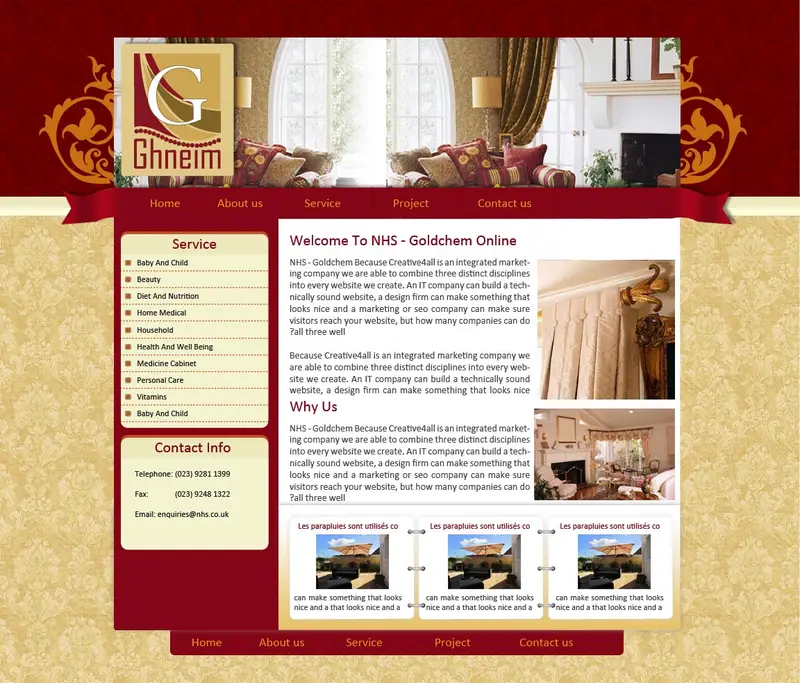 Creative Web Design In Iraq & Web Development In Iraq - Before and After