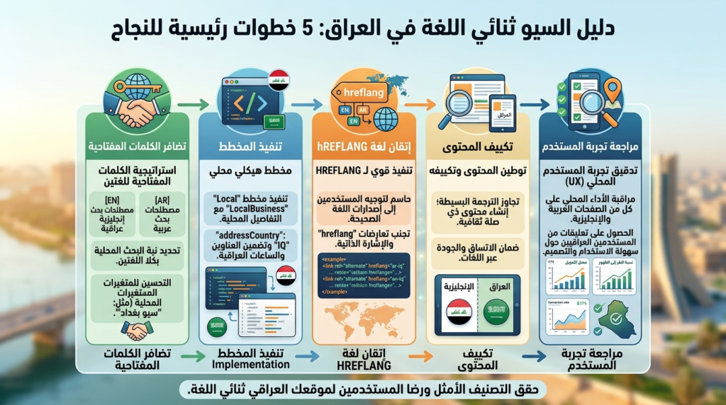 السيو الداخلي للمواقع ثنائية اللغة عربي-إنجليزي