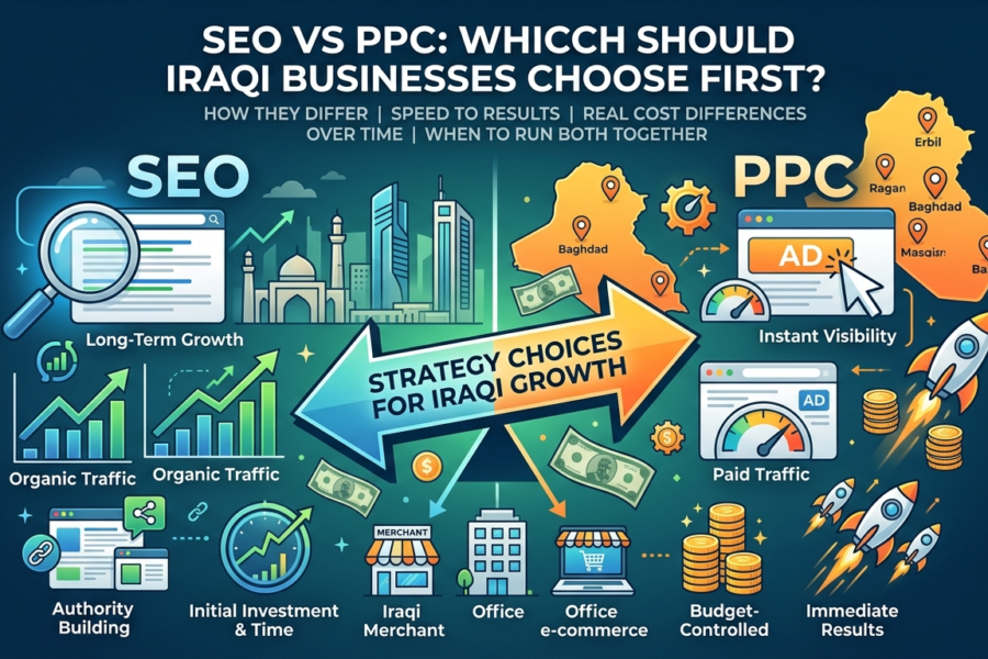 SEO vs PPC: Which Should Iraqi Businesses Choose First?