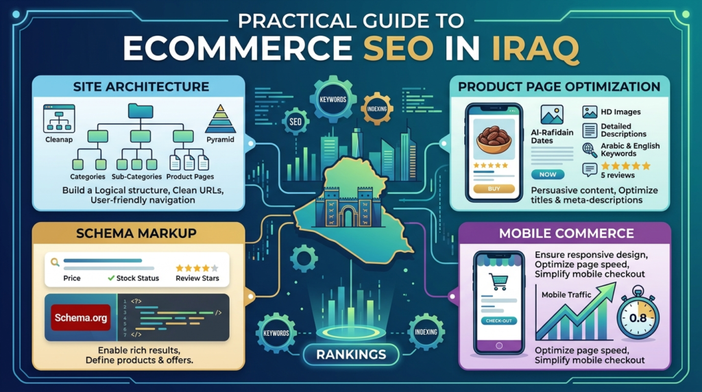 Ecommerce SEO Iraq: How to Rank Your Online Store