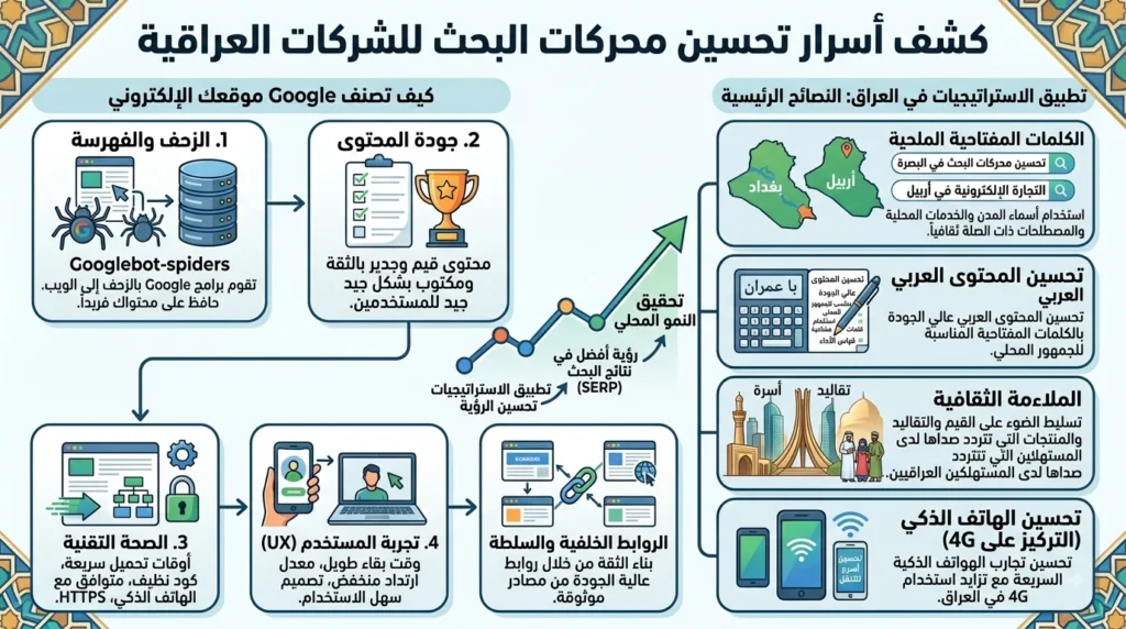 ما هو السيو؟ دليل مبسط لأصحاب الأعمال في العراق