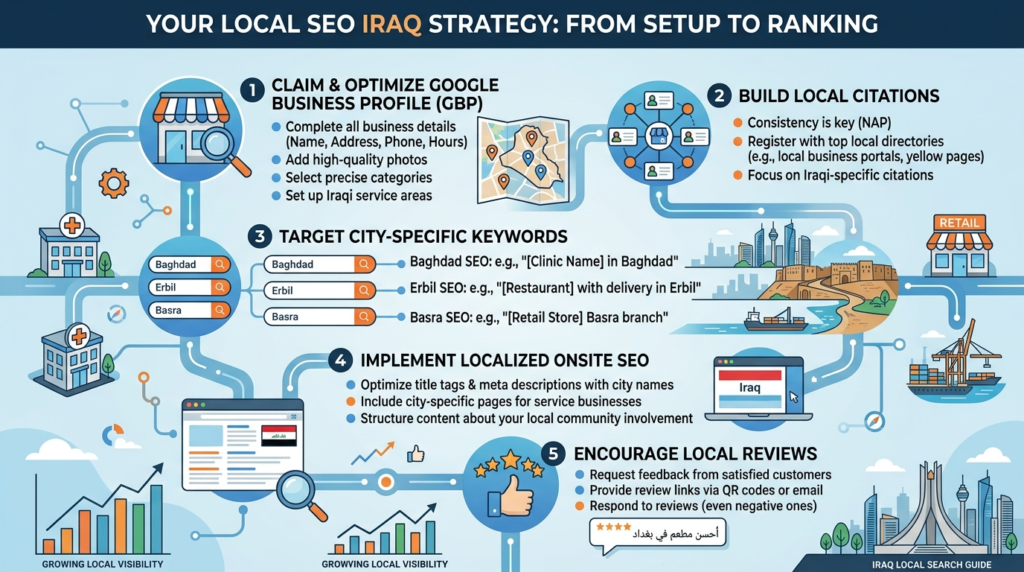 Local SEO Iraq: Rank in Baghdad, Erbil & Basra