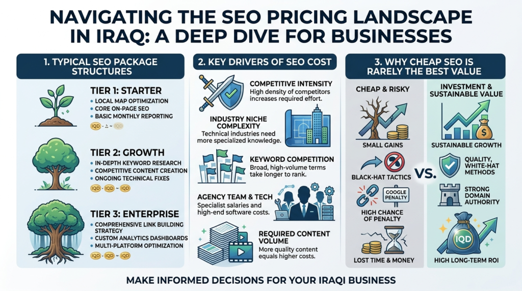 SEO Pricing in Iraq: What Agencies Charge and Why
