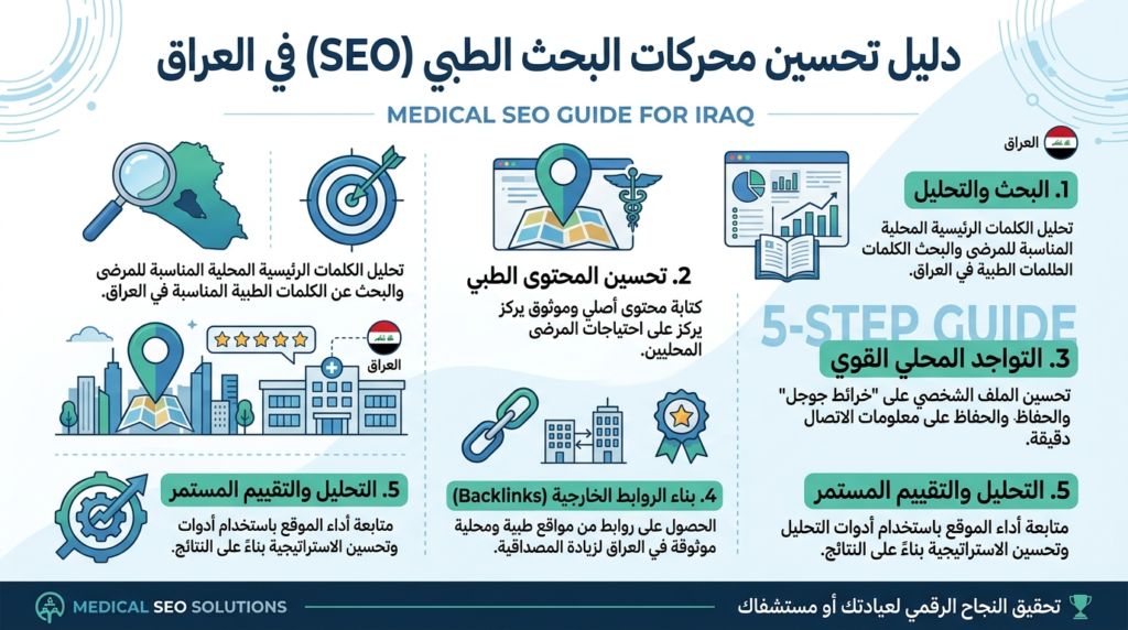 سيو العيادات الطبية والمستشفيات في العراق