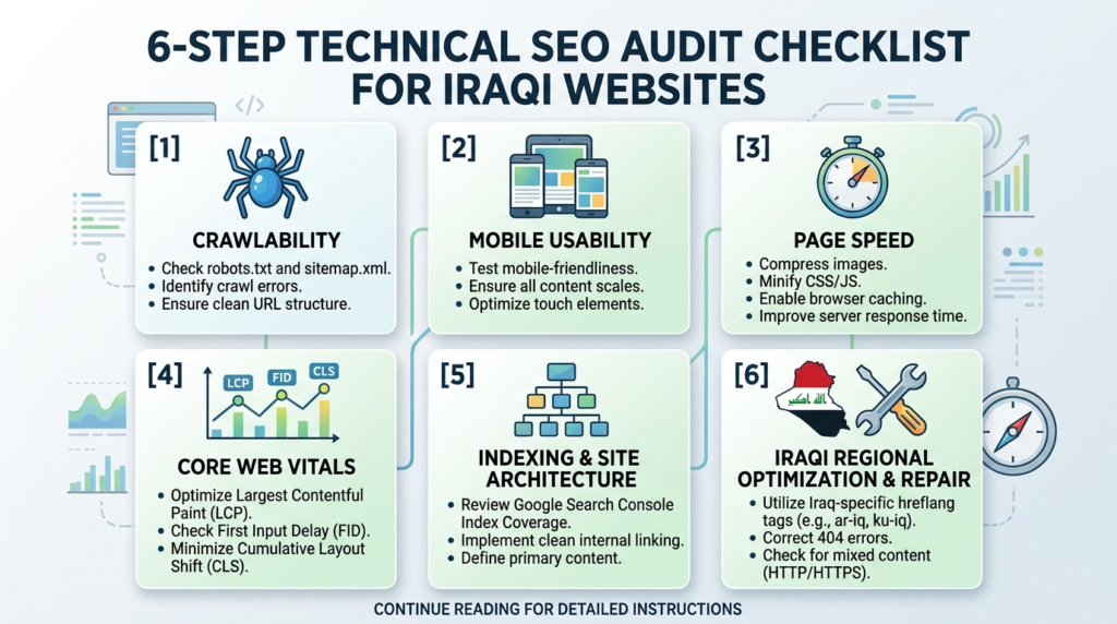 Technical SEO Audit Checklist for Iraqi Websites