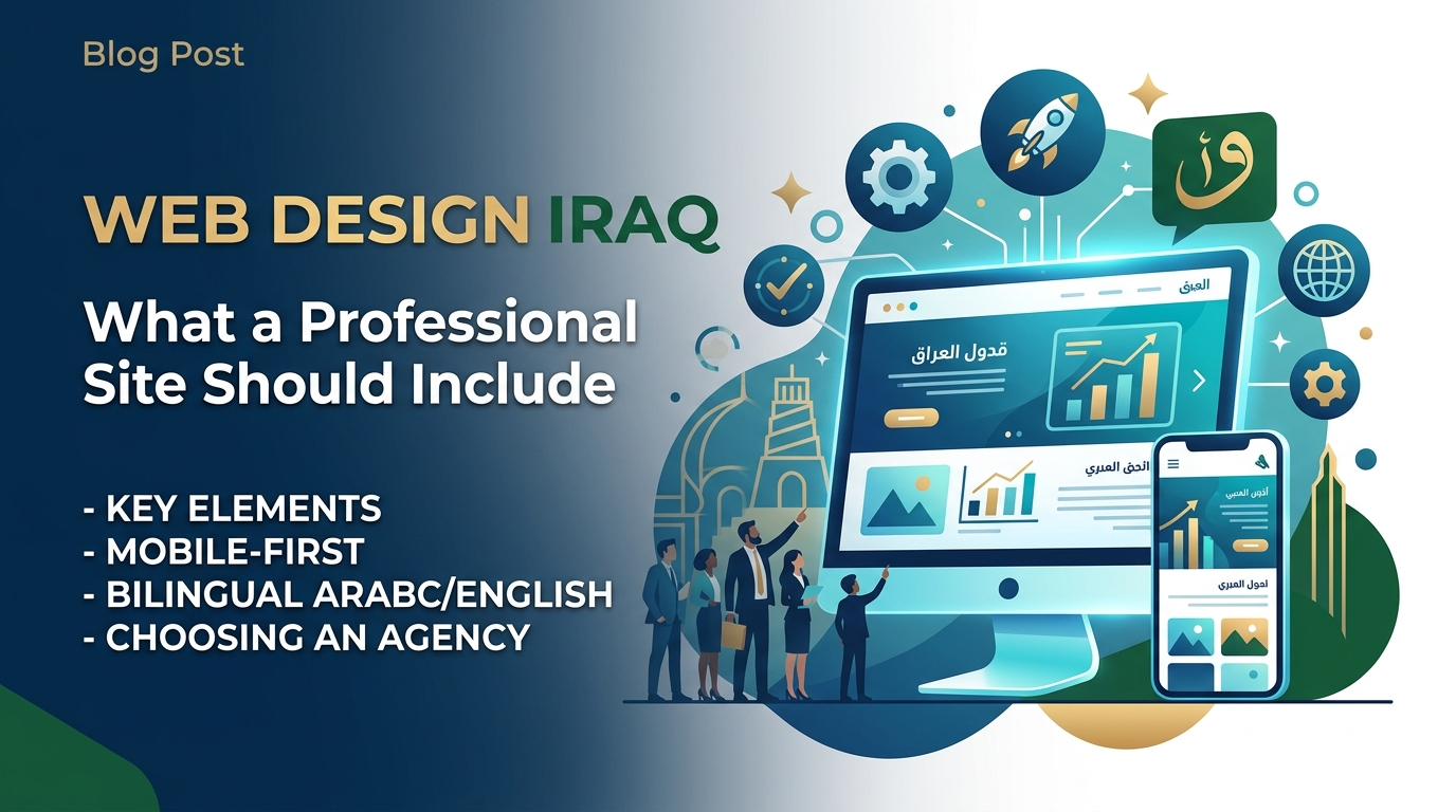 Web Design Iraq: What a Professional Site Should Include