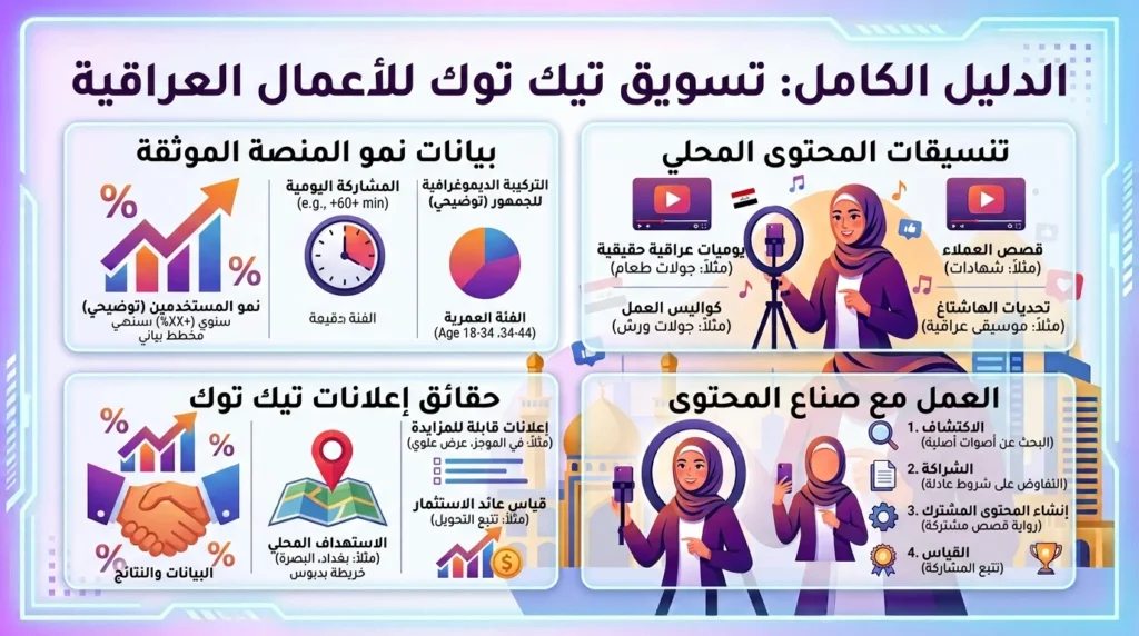 التسويق عبر تيك توك للشركات العراقية: دليل شامل