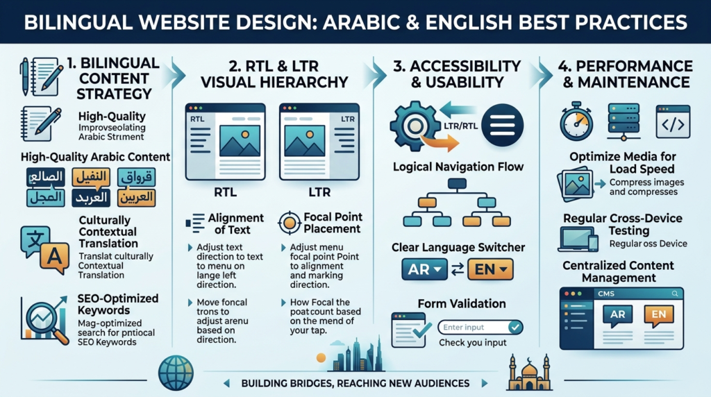 Bilingual Website Design: Arabic and English Best Practices