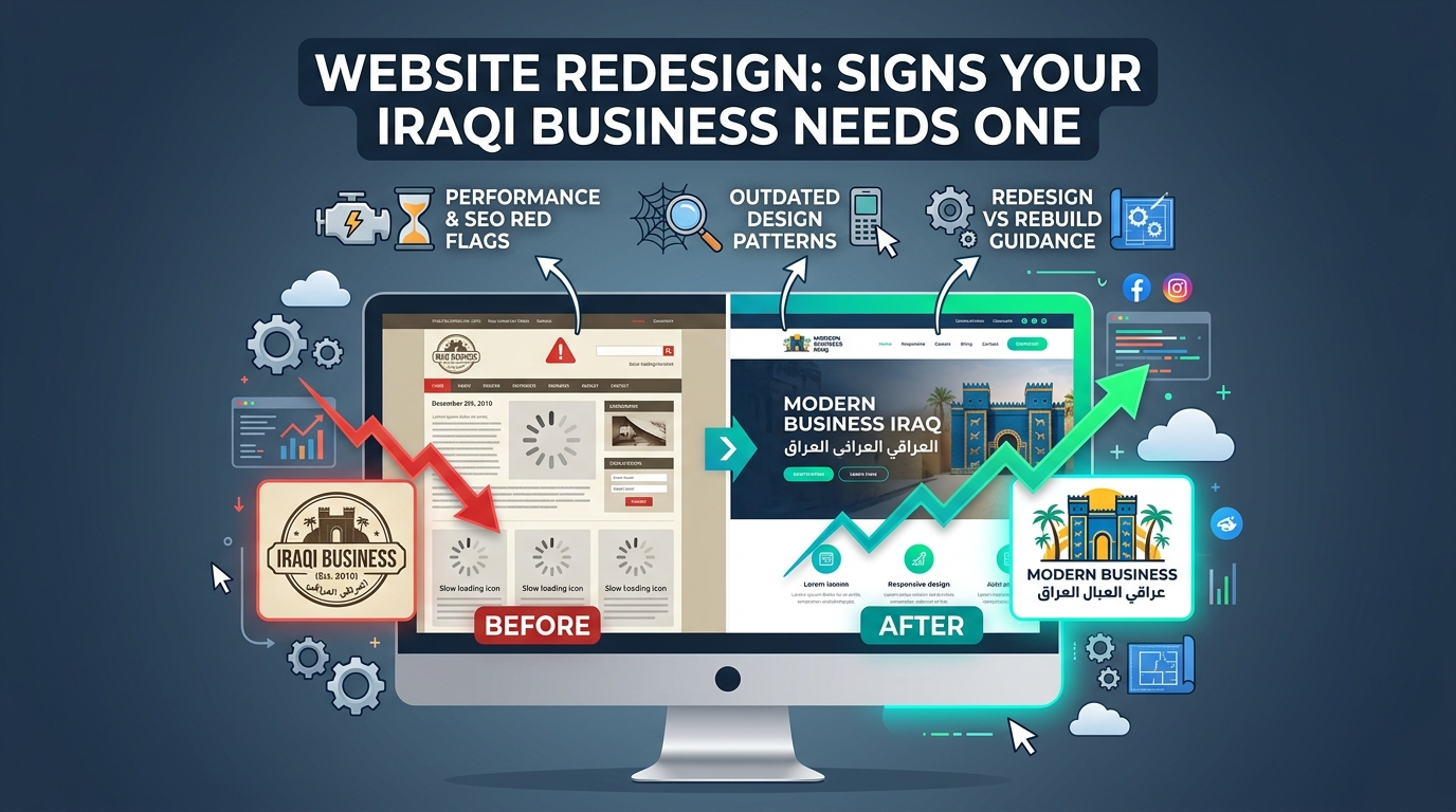 Website Redesign: Signs Your Iraqi Business Needs One
