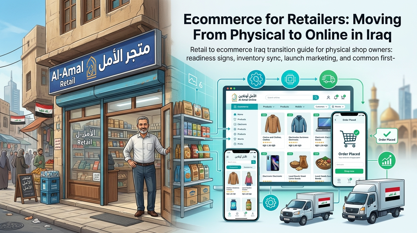 Ecommerce for Retailers: Moving From Physical to Online in Iraq