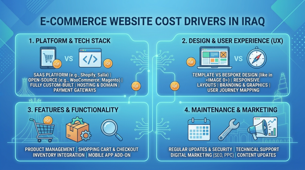 How Much Does an Ecommerce Website Cost in Iraq?