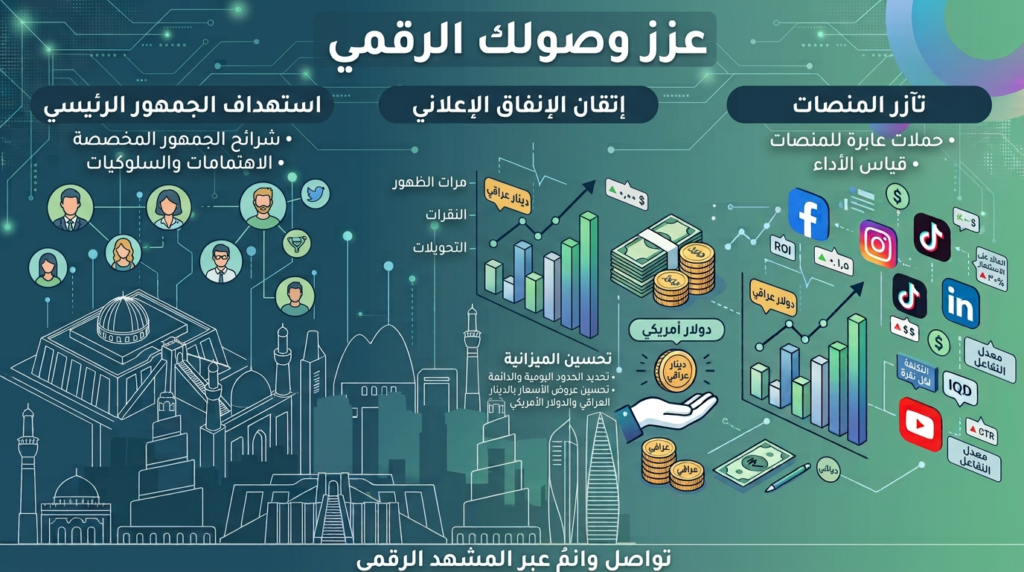 كم تكلفة الإعلان عبر وسائل التواصل الاجتماعي في العراق؟