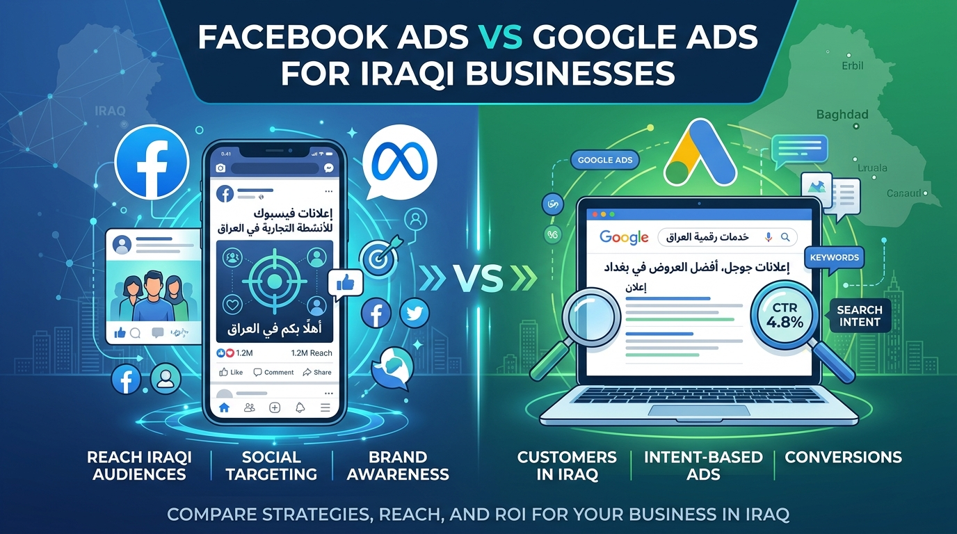 Facebook Ads vs Google Ads for Iraqi Businesses