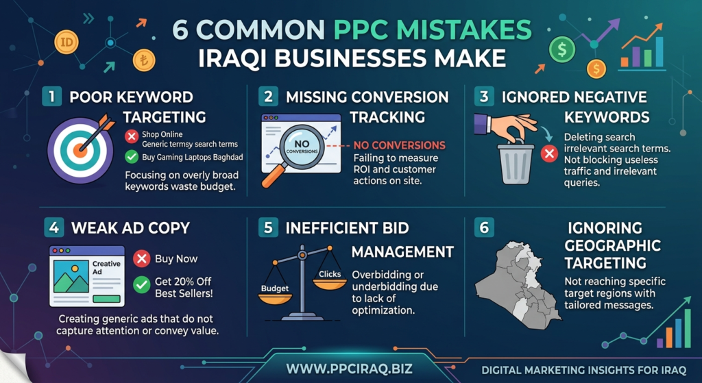 Common PPC Mistakes Iraqi Businesses Make