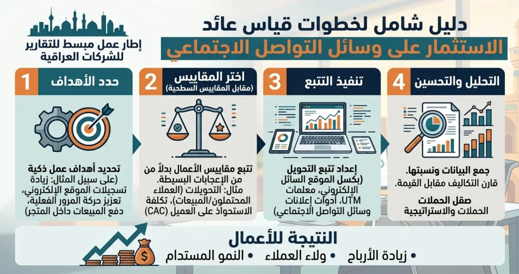 كيفية قياس عائد استثمار وسائل التواصل الاجتماعي للشركات العراقية