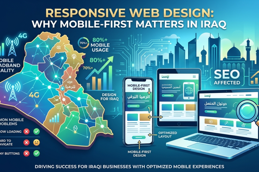Responsive Web Design: Why Mobile-First Matters in Iraq