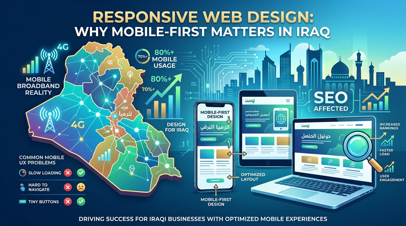 Responsive Web Design: Why Mobile-First Matters in Iraq