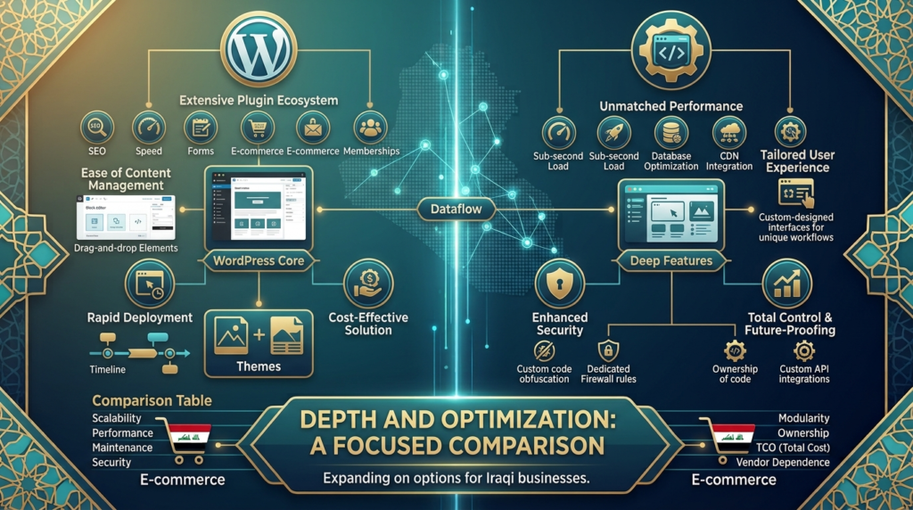 CMS Options for Iraqi Businesses: WordPress vs Custom