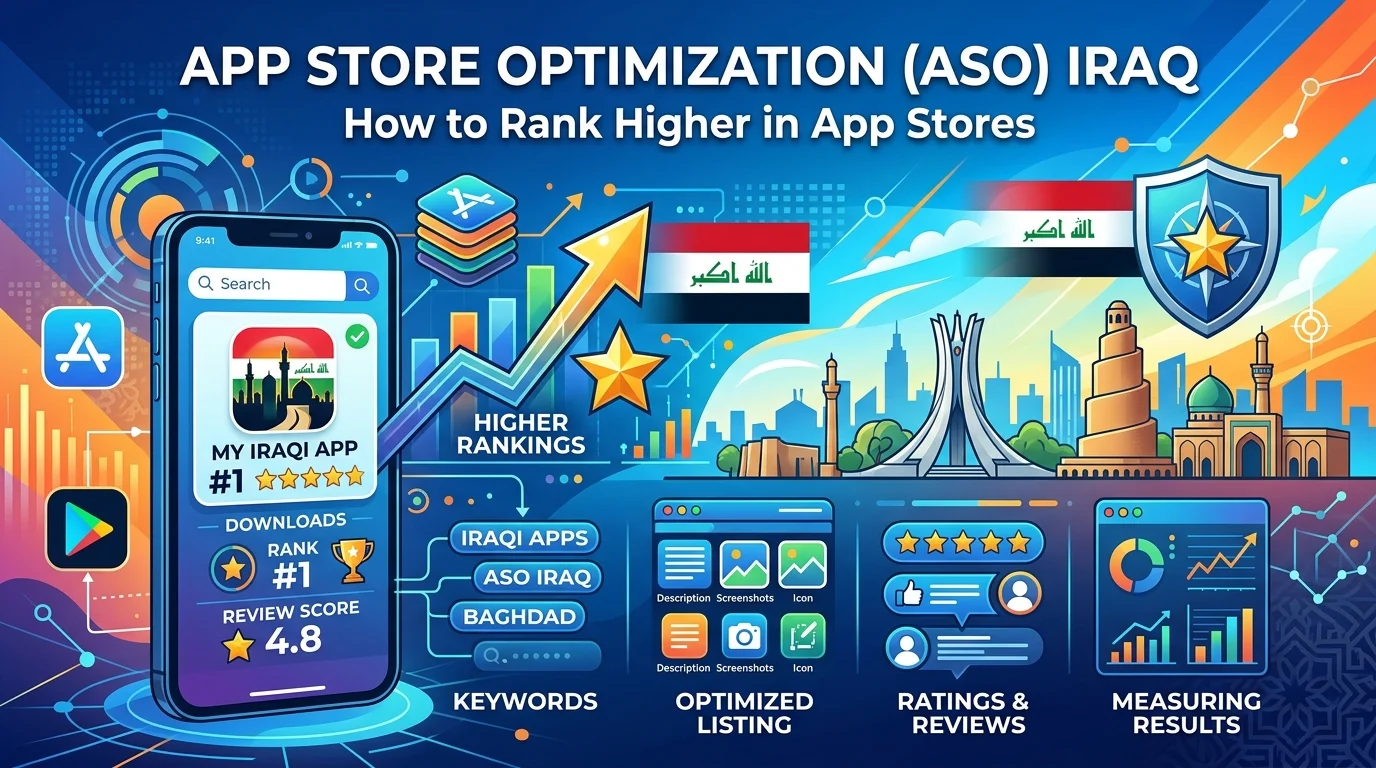 App Store Optimization (ASO) Iraq: How to Rank Higher in App Stores