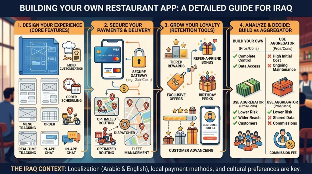 Restaurant App Iraq: Build Your Own Ordering App?
