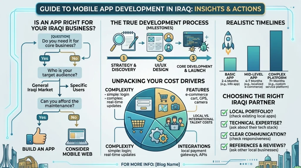 Mobile App Development Iraq: Costs and Process