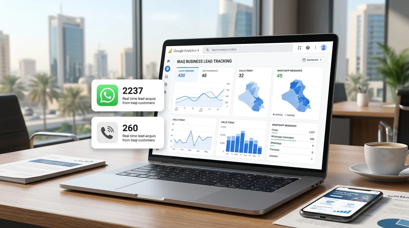 GA4 Lead Tracking for Iraqi Businesses: Calls & WhatsApp