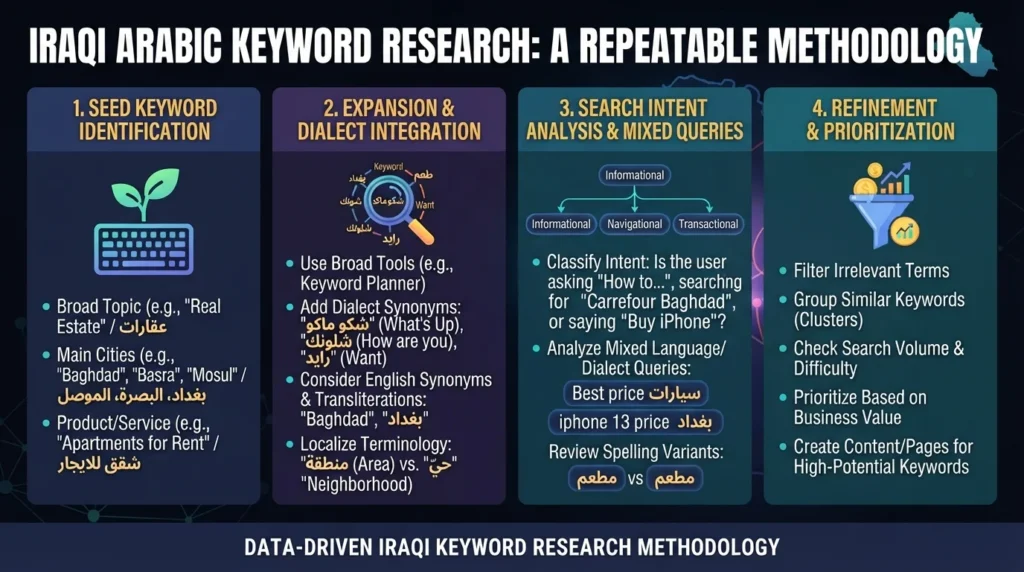 Arabic Keyword Research: How Iraqis Actually Search