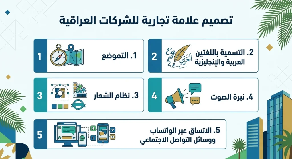 بناء العلامة التجارية للشركات العراقية: هوية تكسب الثقة